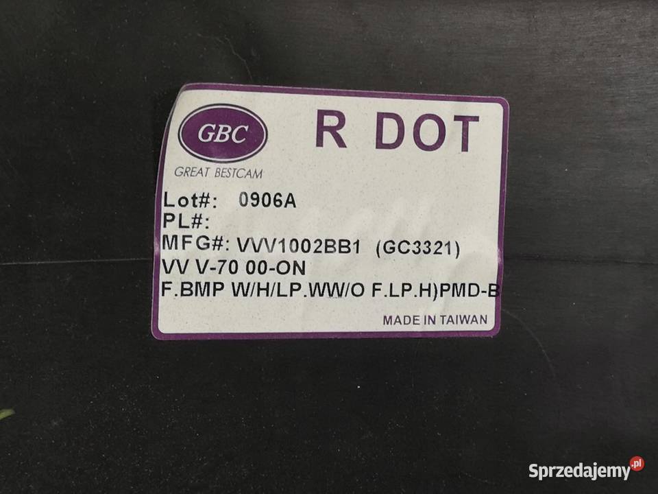 ZDERZAK PRZÓD VOLVO V70 II 20002004 NOWY