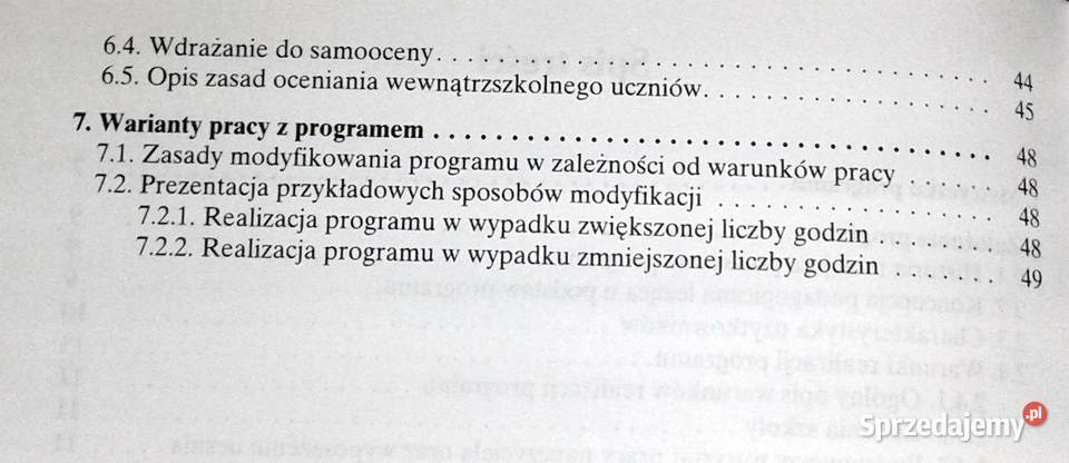 Program nauczania języka niemieckiego w kl 13 Pozostałe sprzedam