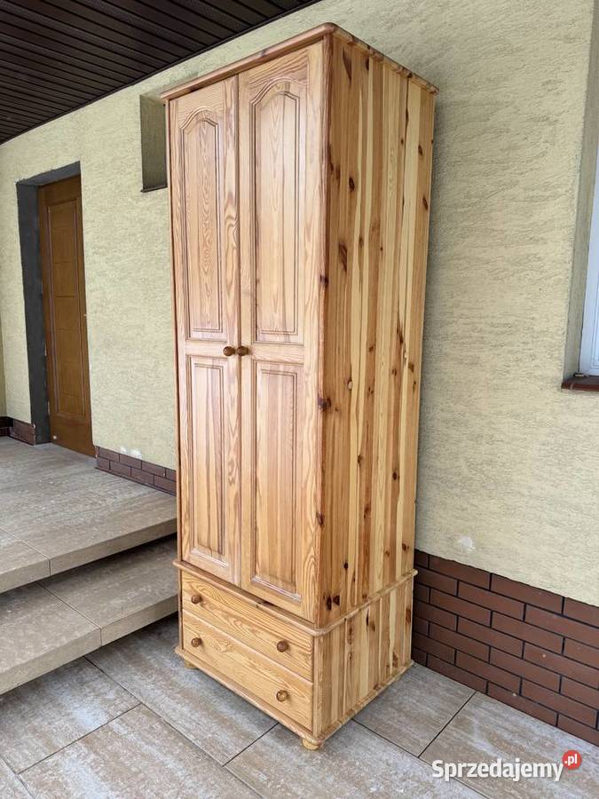 Szafa drewniana sosnowa 100 80 bieliźniarka Garwolin