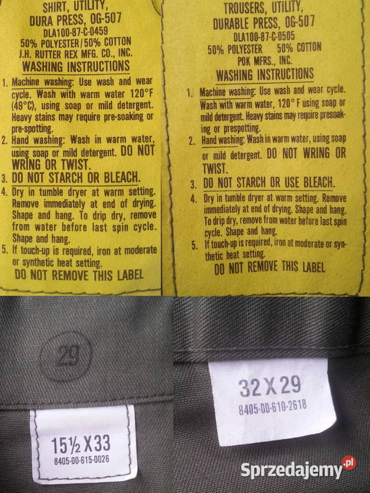 Mundur garnizonowy us army typ II dolnośląskie sprzedam