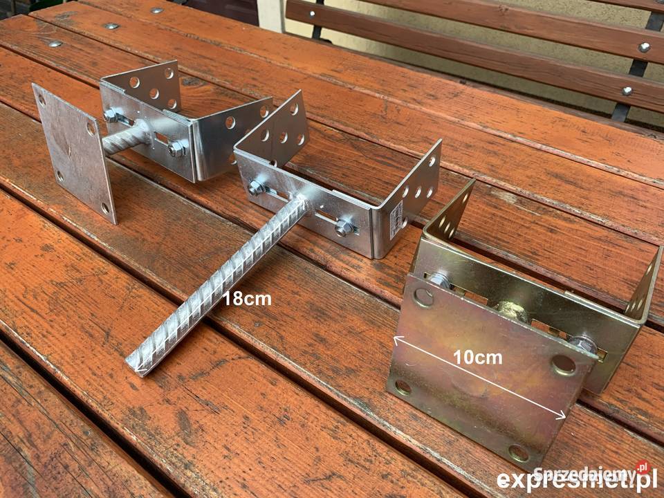 PODSTAWA SŁUPA WBIJANA kotwa regulowana Wspornik Wrocław