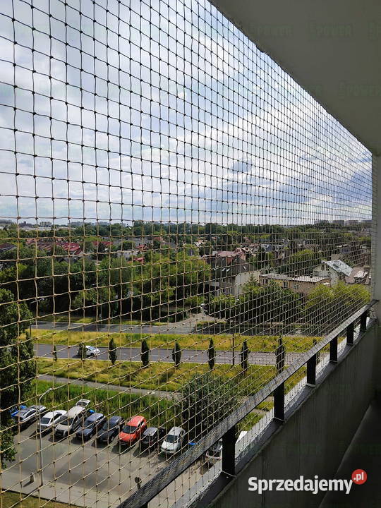 Założenie siatki na balkon przeciw ptakom Warszawa