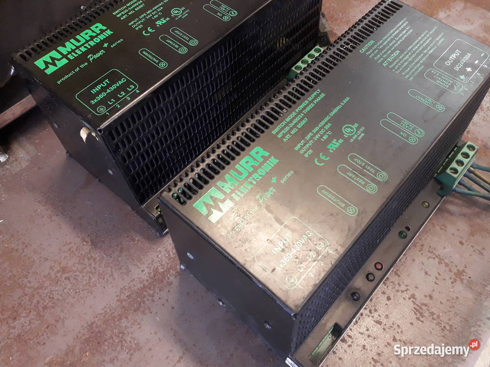 Zasilacz MURR ELEKTRONIK MPS20 3x400 24v 20A Pszczyna