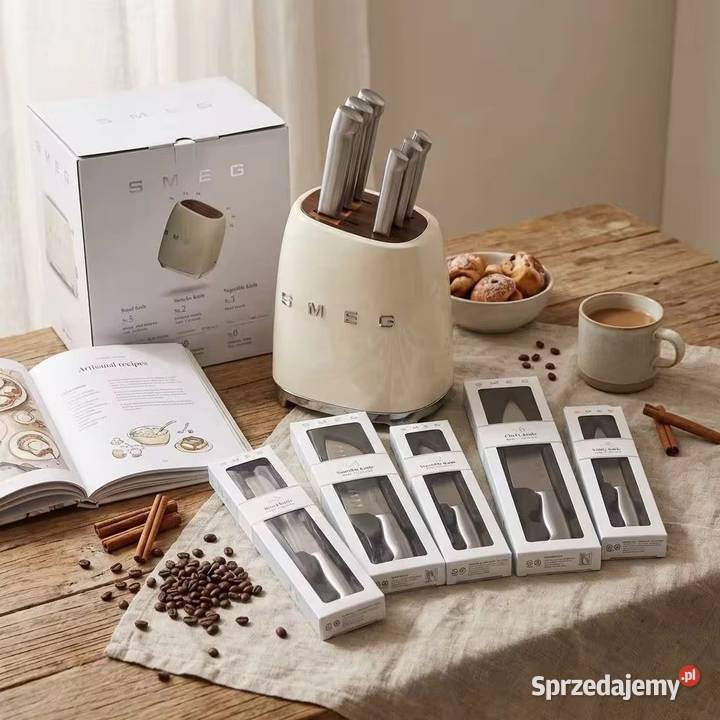 Zestaw noży SMEG nowe Tomaszów Lubelski sprzedam