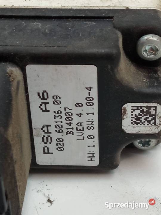 MECHANIZM SZYBY PRAWY PRZÓD 0206013609 Citroen osobowe