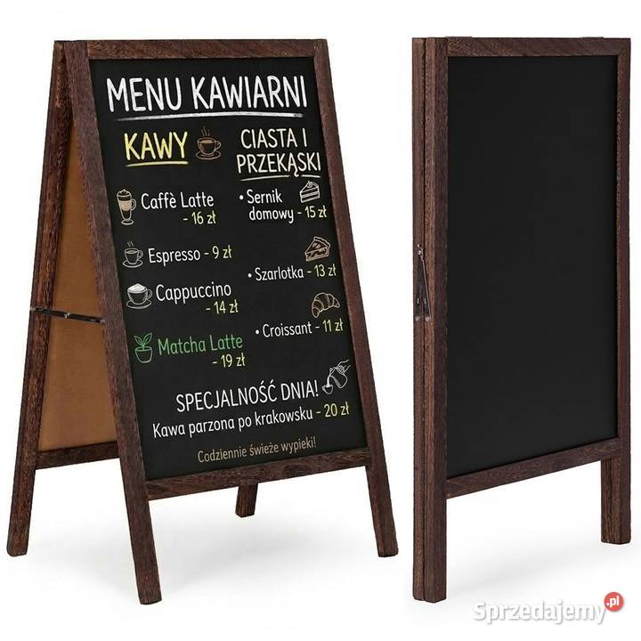 Potykacz reklamowy dwustronny