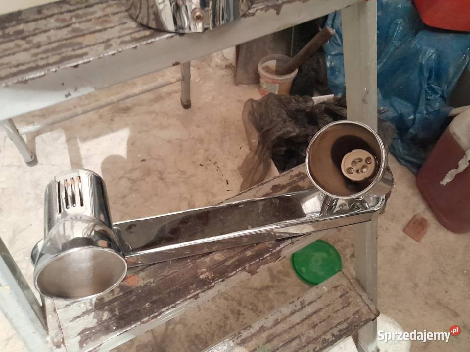 Żyrandole niklowane łódzkie Solca Wielka sprzedam