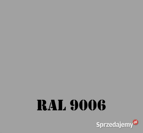 Blacha płaska RAL9006 05mm 125x2m 21 arkuszy sprzedam