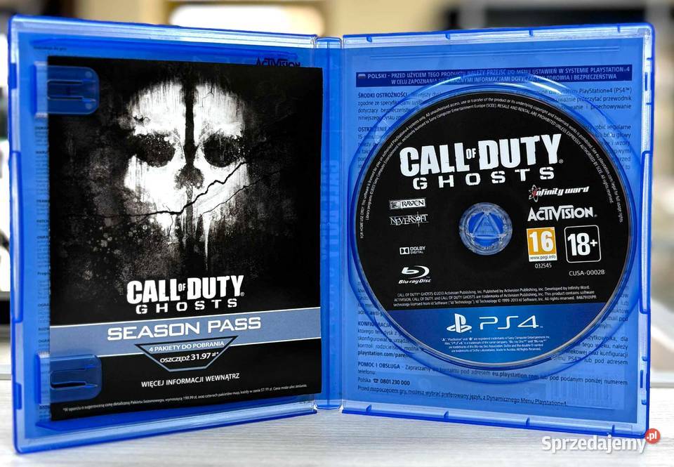 Gra 4 Call of Duty Ghosts Gry na konsole warmińsko-mazurskie Elbląg