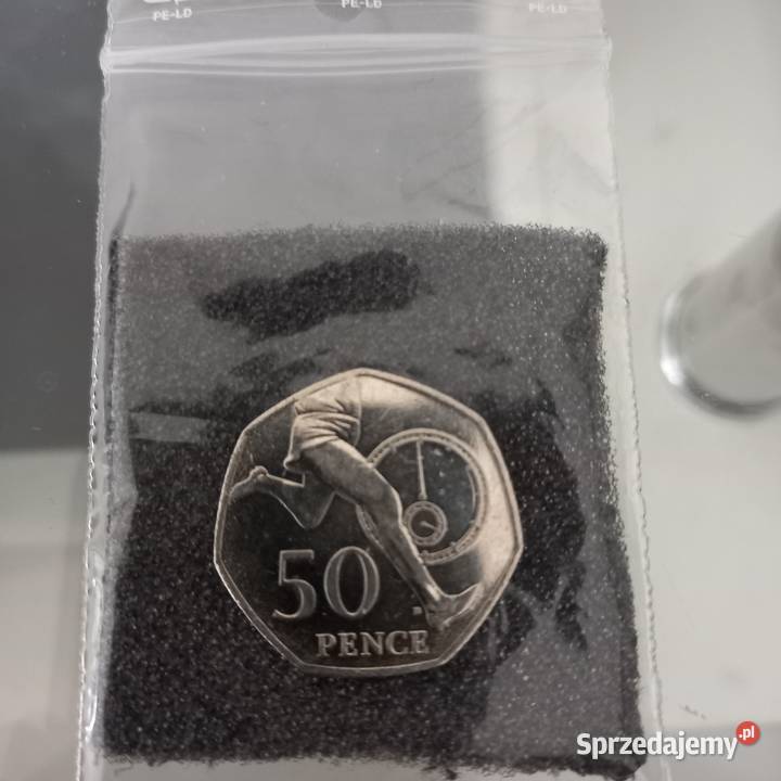 50 PENCE Sir Roger Bannister James Butler lubelskie Zemborzyce Podleśne sprzedam