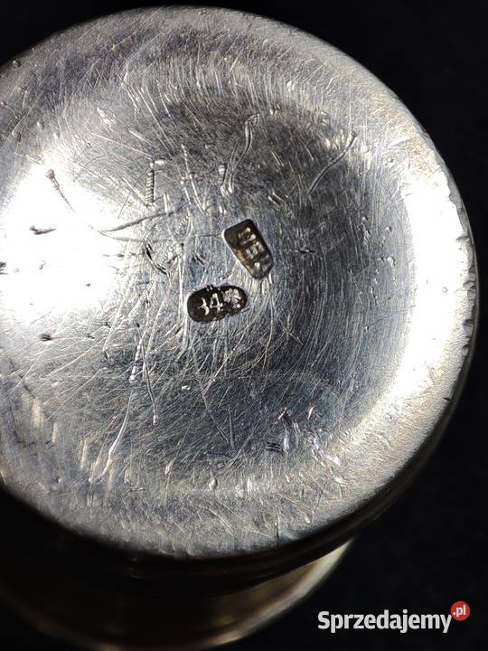 Kubki i kieliszki kiduszowe srebro mazowieckie