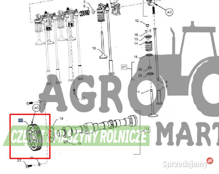 5802460931 5801781962 4769412 KOŁO ZĘBATE CNH