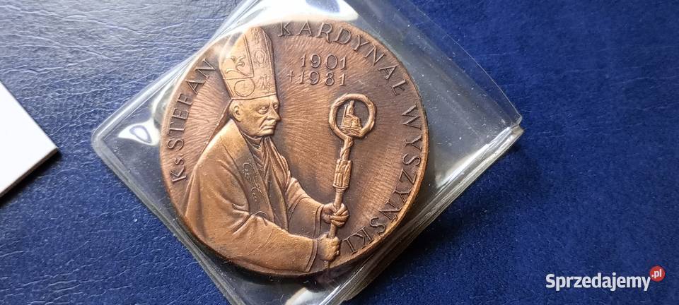 Stare monety Medal Wyszyński Polska 11 Lesko