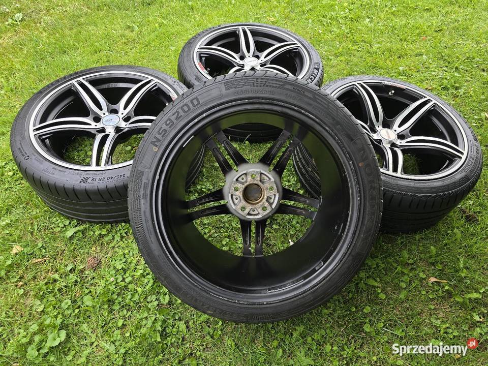 Sprzedam alufelgi MOTEC 19 5x112 z oponami Wielmoża