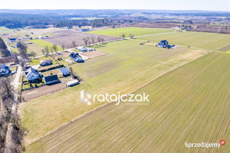 Sprzedaż gruntu 1592m2 Sopieszyno Topolowa utwardzona