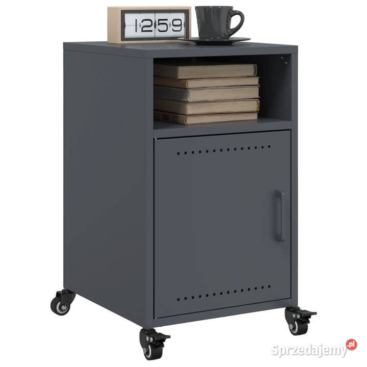 Szafka nocna antracytowa 36x39x59 stal WM846720 Warszawa