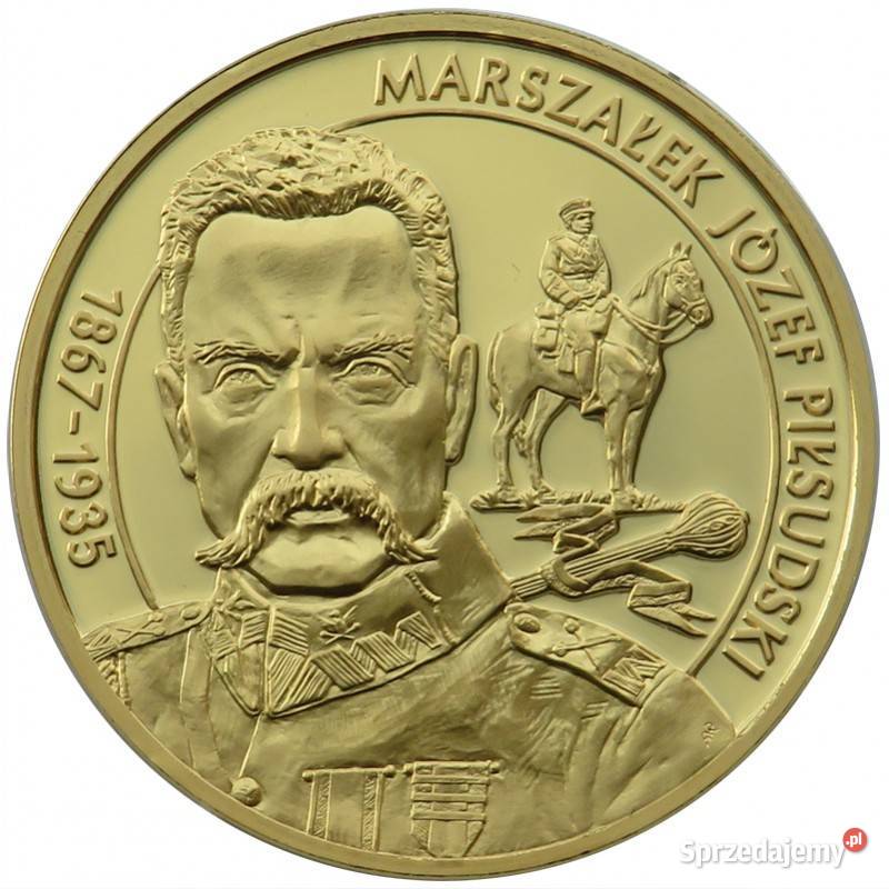 Medal Wielcy wodzowie Polski Marszałek Józef mazowieckie Warszawa