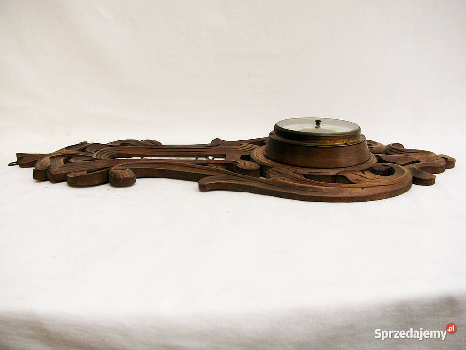 Piękny barometr Rzeźbiony zachodniopomorskie Szczecinek sprzedam