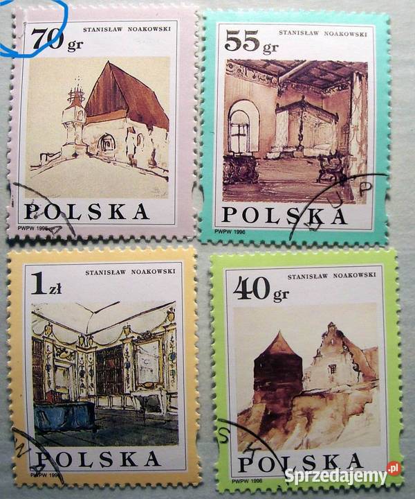 R Znaczki polskie rocznik 1996 kasowany
