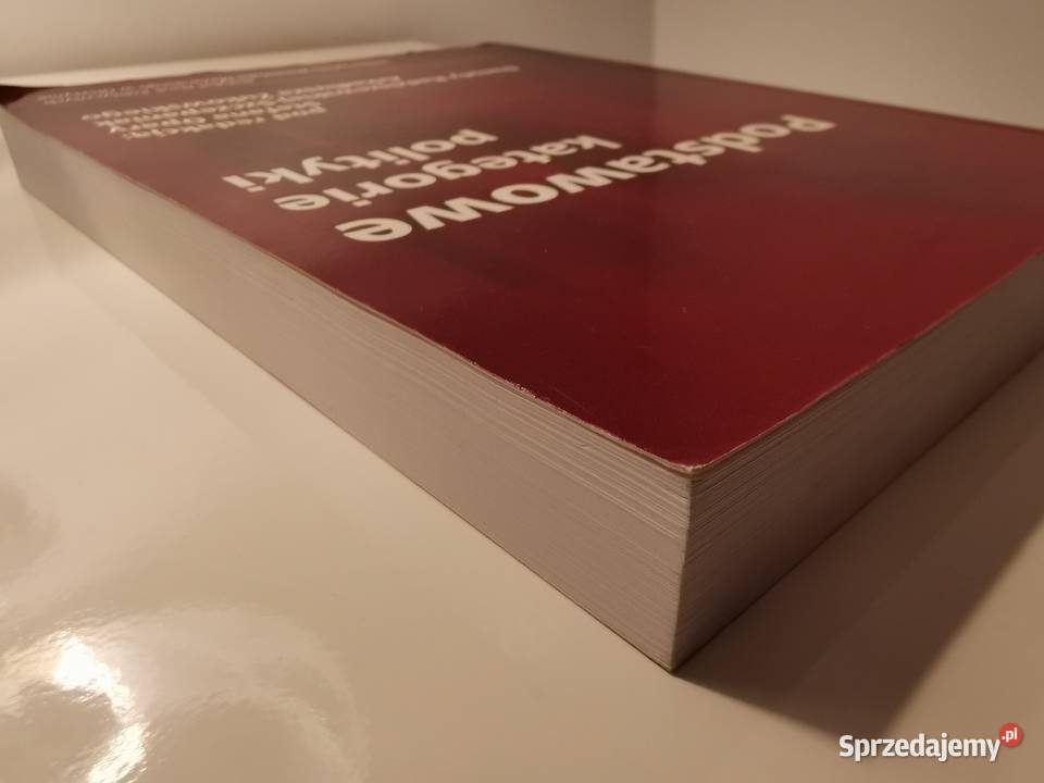 Podstaowe kategorie polityczne Warszawa