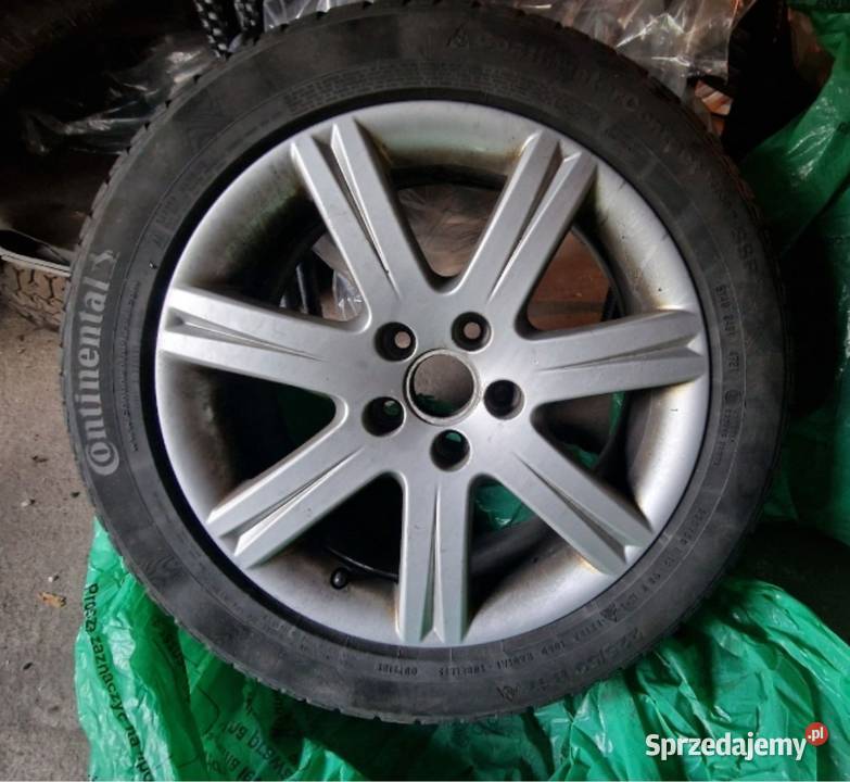 Alufelgi Audi 17 oryginalne z oponami zimowymi Świdnica
