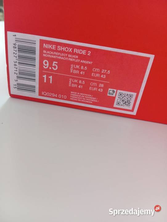Nike shox ride 2 okazja Warszawa