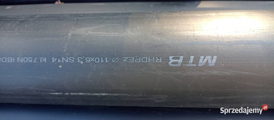 RURA 110 6mb GRUBA MOCNA DRENAŻ Krzywda