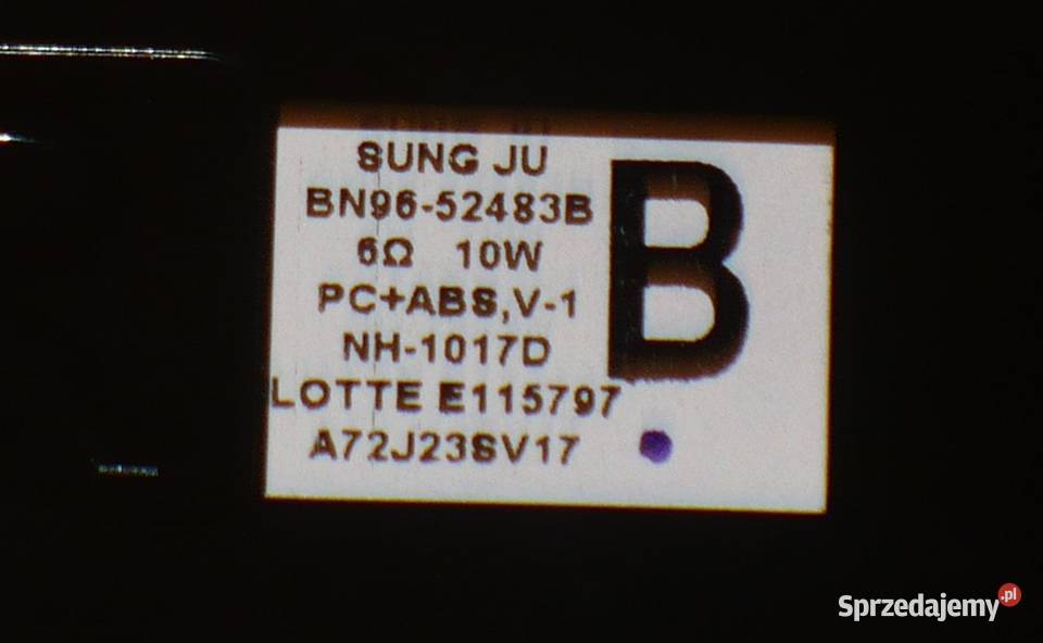 Głośniki 6 10W 2 TV Samsung UE55BU8002