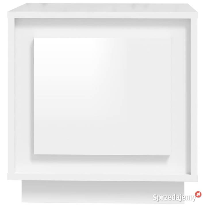 Szafki nocne 2 białe o wysokim połysku 44x35x45 Warszawa
