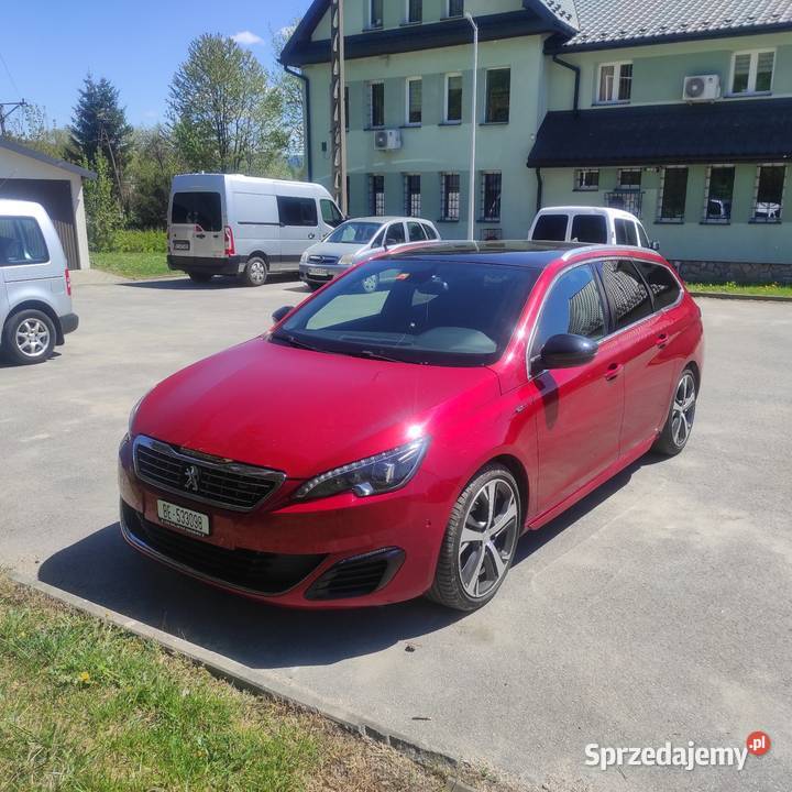 Peugeot 308 SW 20 HDI wersja GT 180 2016 podkarpackie Uherce Mineralne