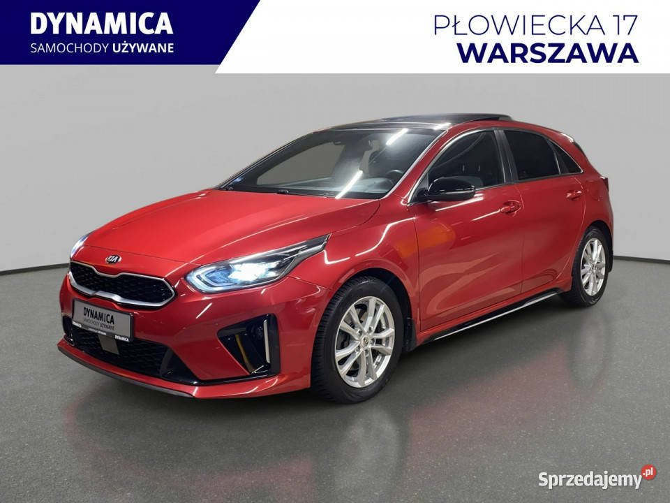 Kia Ceed GTLine 14TGDI 140 DCT 2020 r salon kurtyny powietrzne małopolskie
