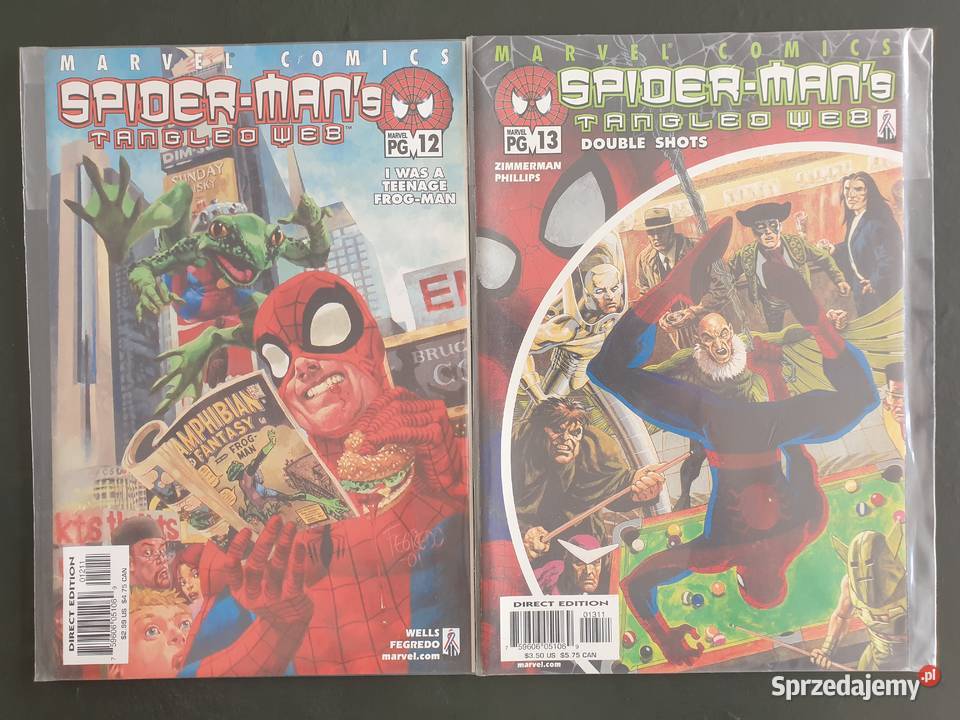 SpiderMans Tangled Web 12 komiksów Marvel USA Książki i Podręczniki Gdynia sprzedam