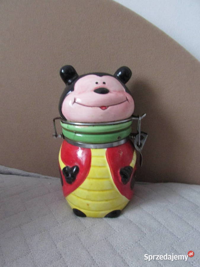 biedronka pojemnik ceramiczny zamykana na kawę małopolskie