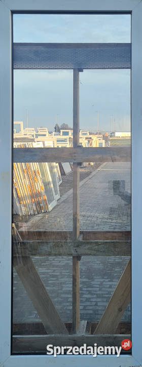 OKNA KacprzaK Witryna 74X188 FIX Używany PCV Siedlce sprzedam