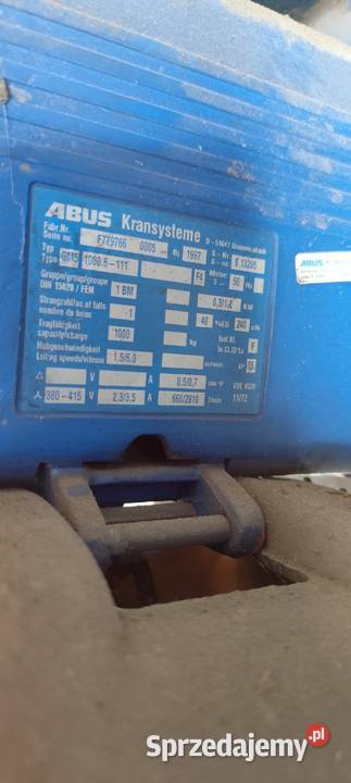 Wciągnik łańcuchowy Abus 1000 Biznes i Przemysł Włoszczowa