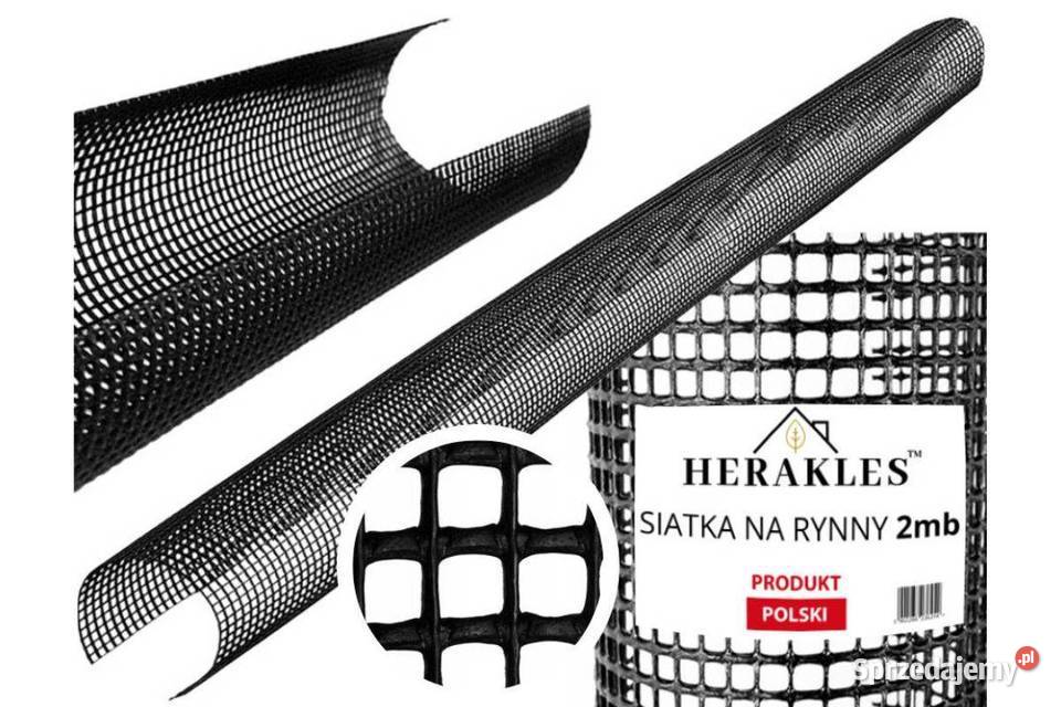 Siatka ochronna na rynny przeciw liściom 2m Cieśle