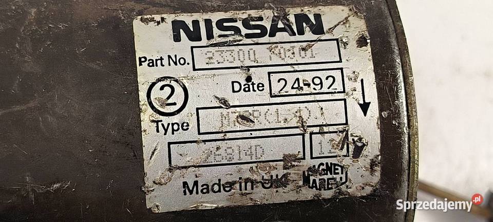 ROZRUSZNIK NISSAN PRIMERA 26814D osobowe Pozostałe Lipno