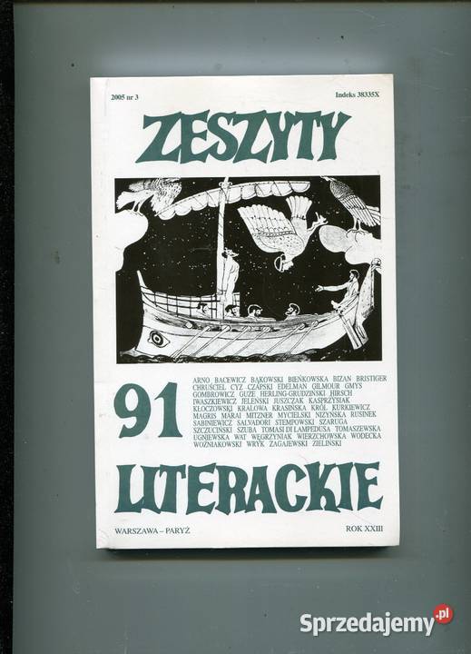 Zeszyty Literackie 91 XXIII Książki i Podręczniki Szczecin