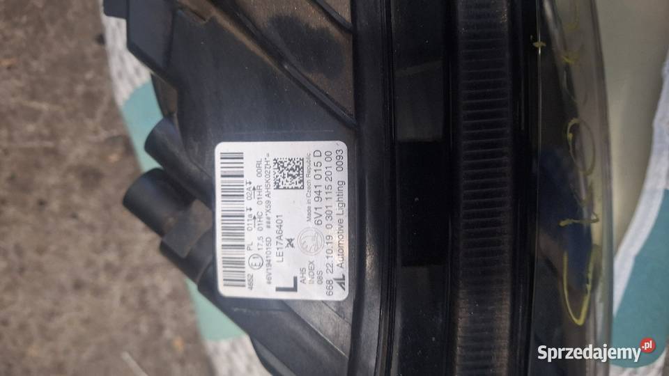 Lampy prawa i lewa skoda fabia 3 lift 6v1 Fabia Wieluń