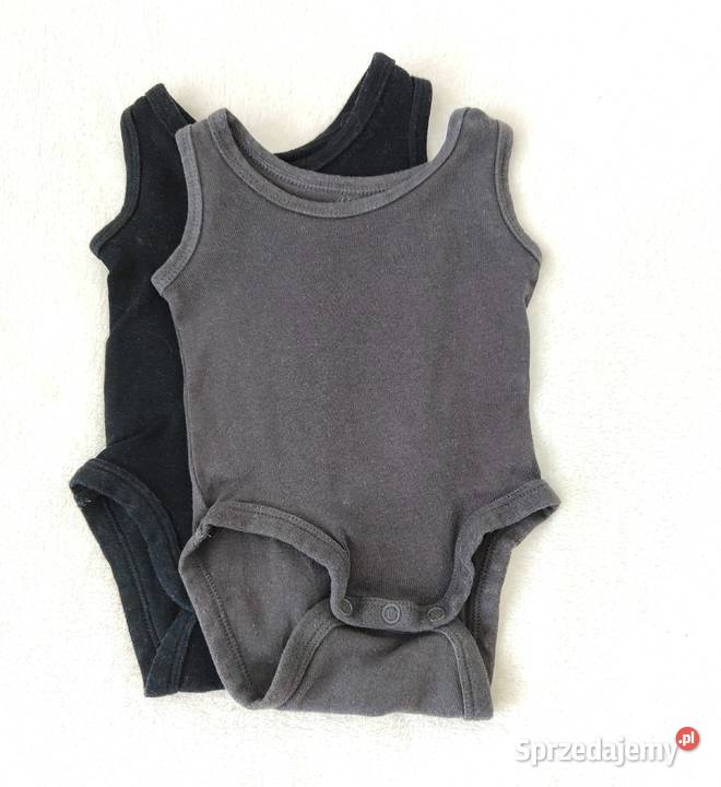 Body HM 50 noworodek newborn bawełna czarne zachodniopomorskie