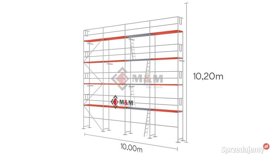 Zestaw 102 m2 Rusztowanie 10x102m Ramy stalowe opolskie Stare Siołkowice sprzedam