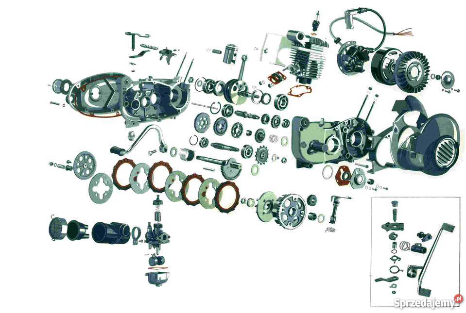 Naprawa silników simson romet jawa ktm am6 itp Frydek