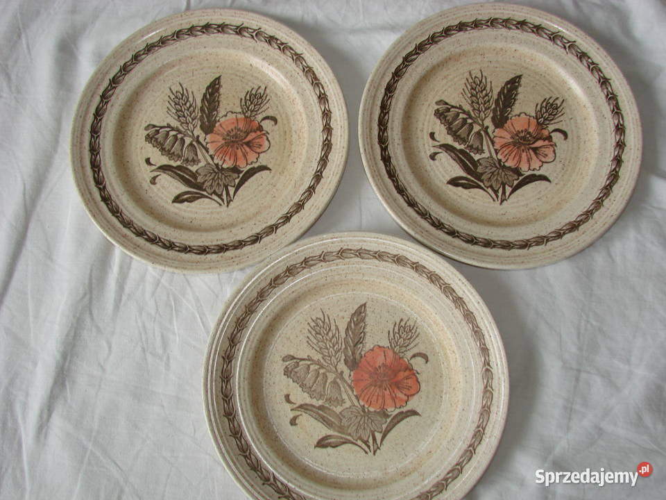 Homespun Churchill talerz Poppy