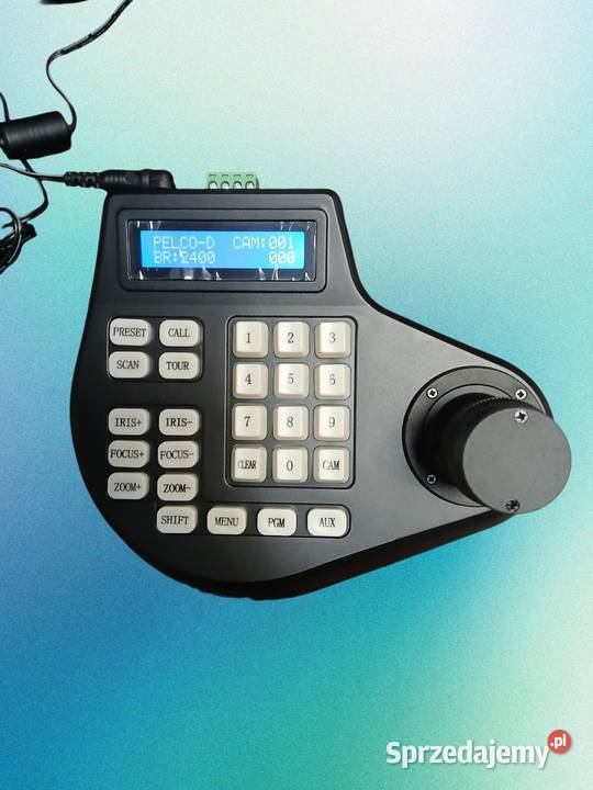 Kontroler klawiatury 3D do monitoringu kamer Nowy Targ