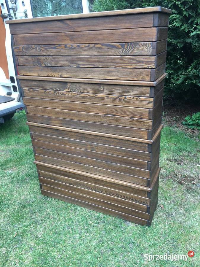 Donica drewniana donica ogrodowa doniczki sprzedam