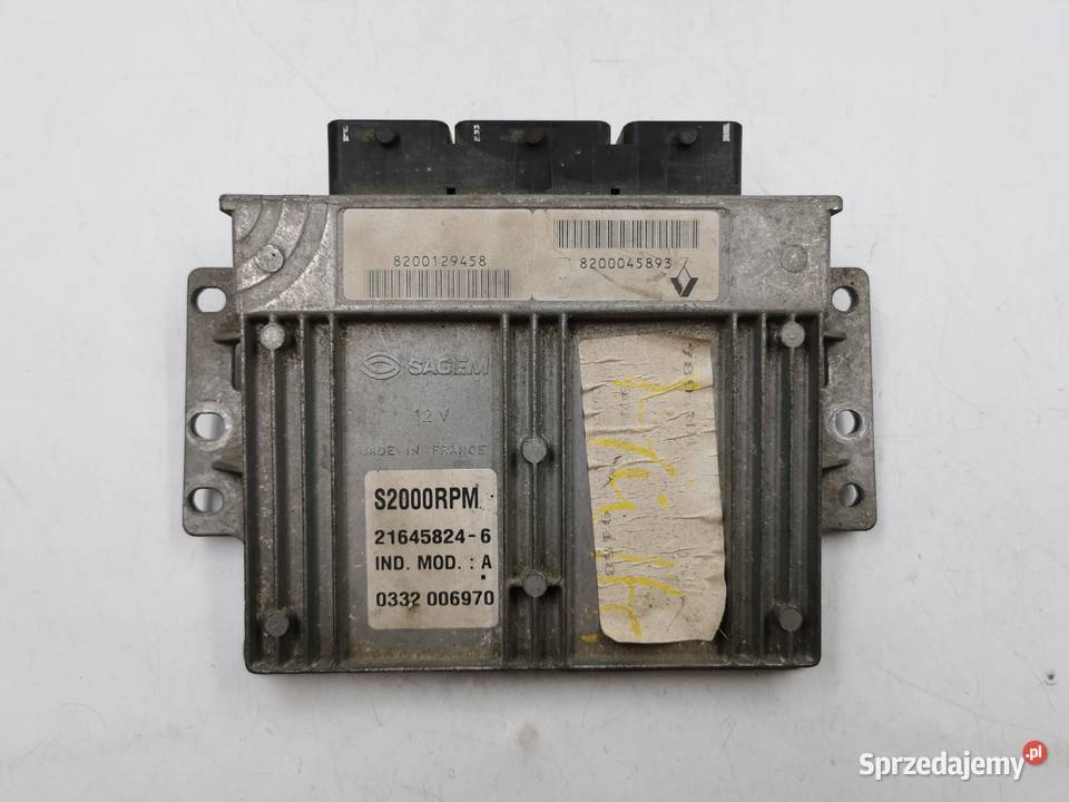 Sterownik Silnika Renault Laguna 2 18 8200129458