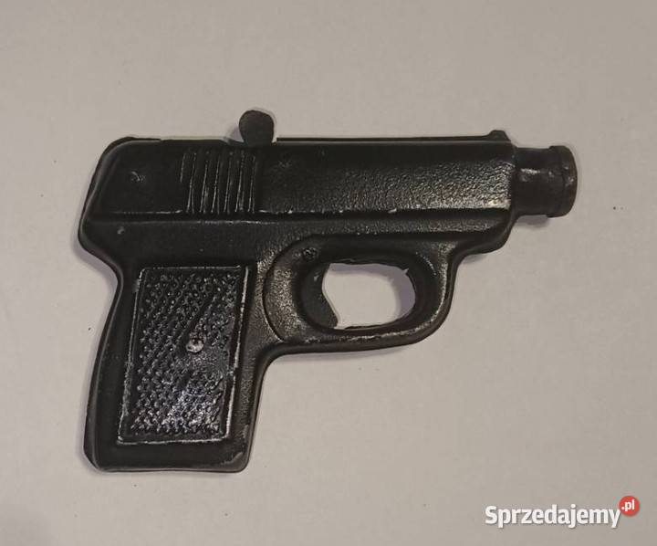 Stary korkowiec zabawka z PRL metalowy w pełni Katowice