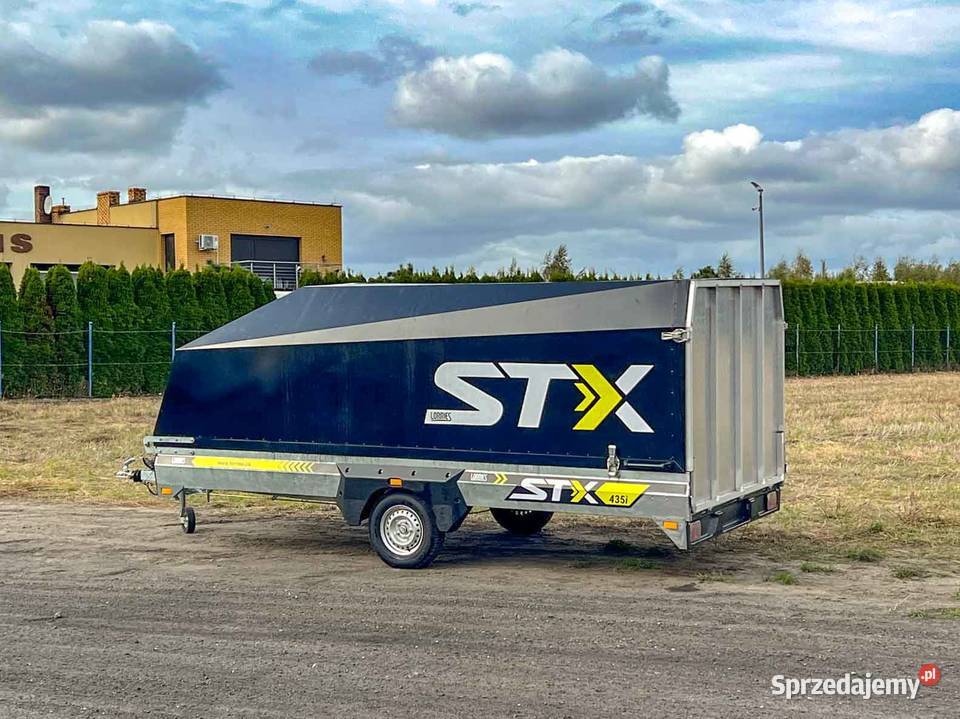 STX 435i Przyczepa furgon kontener skrzyniowa z towarowe Poznań