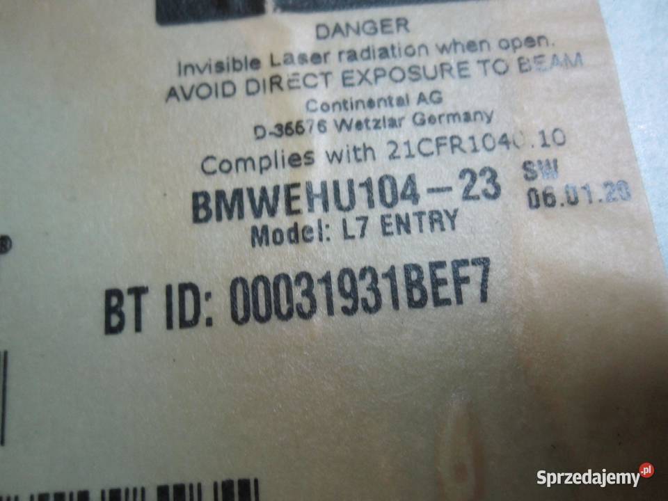 BMW F30 12r radio czytnik A2C31366800 9281517 osobowe Sprzęt audio fabryczny