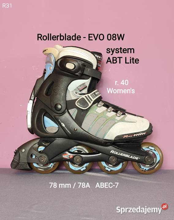 Rolki Rollerblade EVO 08W z ABT Lite rozmiar 40 Jasień